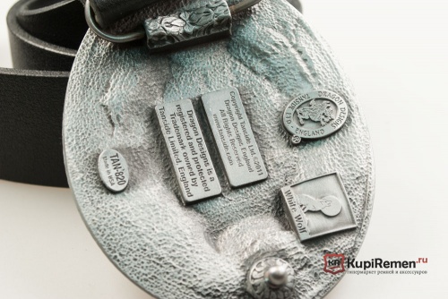 Кожаный ремень с пряжкой "COIN 1921" (1 доллар 1921 г) 3D - kupiremen.ru