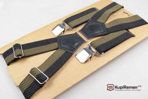 X-образные подтяжки Petroleone RANGER с четырьмя клипсами - kupiremen.ru