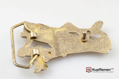 Пряжка для ремня "CARPENTER SAWS" (инструменты плотника), латунь - kupiremen.ru