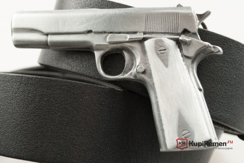Ремень с пряжкой "COLT 45 (MODERN AUTOMATIC)" (Кольт) 3D - kupiremen.ru