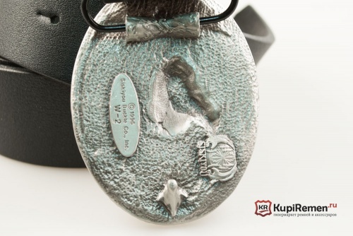Кожаный ремень с пряжкой "RUNNING HORSE" (Бегущая лошадь) 3D - kupiremen.ru