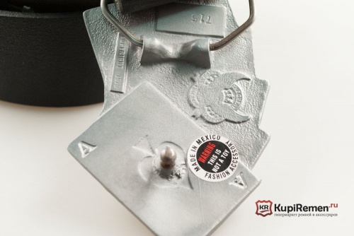 Кожаный ремень с пряжкой "CARDS" (Карты) - kupiremen.ru