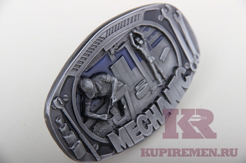 Кожаный ремень с пряжкой "Механик" - kupiremen.ru