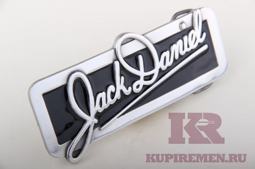 Кожаный ремень с пряжкой "JACK DANIEL'S SIGNATURE" - kupiremen.ru
