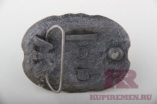 Кожаный ремень с пряжкой "Голова медведя" - kupiremen.ru