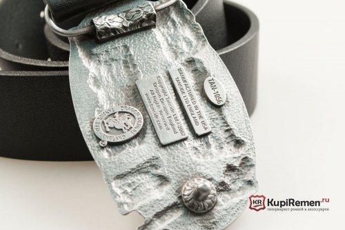 Ремень с пряжкой "IF YOUR RICH" 3D - kupiremen.ru