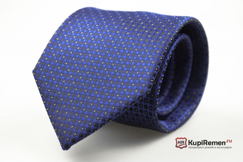 Мужской синий галстук Millionaire classic - kupiremen.ru