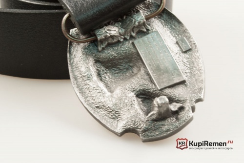 Кожаный ремень с пряжкой "LIBERTY BELL" (Колокол свободы) - kupiremen.ru