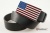 Кожаный ремень с пряжкой "U.S. FLAG" (Американский флаг) - kupiremen.ru