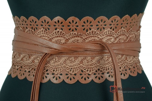 Широкий ажурный женский пояс ZG collection - kupiremen.ru