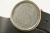 Кожаный ремень с пряжкой "ROUND GLITTER DISC - SILVER" (Блестящий круг) латунь - kupiremen.ru