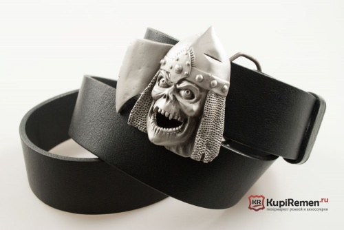 Кожаный ремень с пряжкой "VIKING - AXE" - kupiremen.ru
