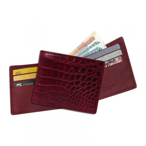 Кошелек из натуральной кожи крокодила - kupiremen.ru
