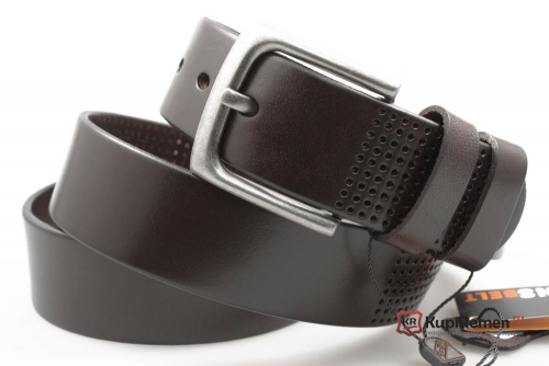 Перфорированный кожаный ремень NEW STYLE PREMIUM - kupiremen.ru