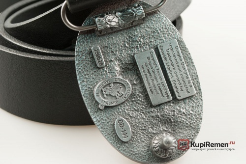 Кожаный ремень с пряжкой "Proud to be Irish" - kupiremen.ru