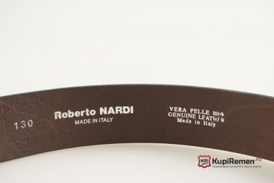 Итальянский кожаный ремень Roberto NARDI - kupiremen.ru