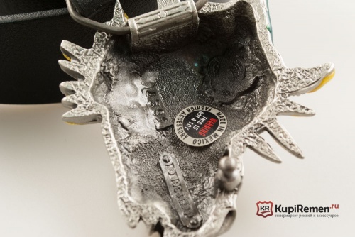 Кожаный ремень с пряжкой "DRAGON HEAD" (Голова дракона) 3D - kupiremen.ru
