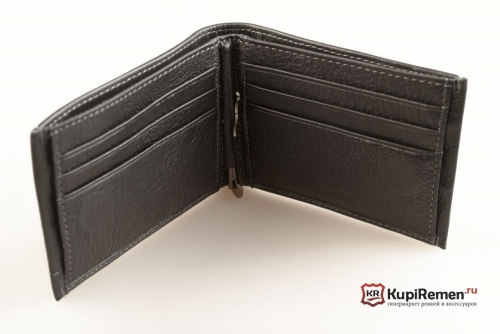 Мужское портмоне с зажимом для денег Leaher Collection - kupiremen.ru