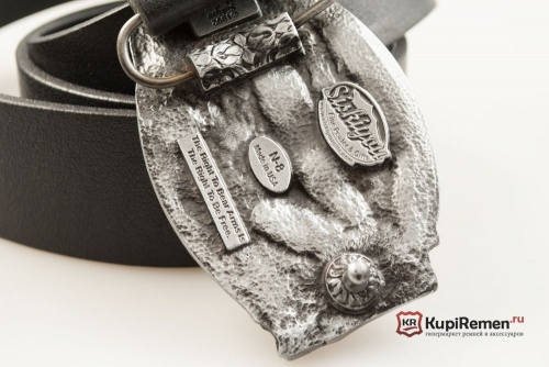 Кожаный ремень с пряжкой "EAGLE" (Орёл) 3D - kupiremen.ru