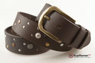 Мужской ремень ZiG BAND TREASURE из натуральной кожи - kupiremen.ru