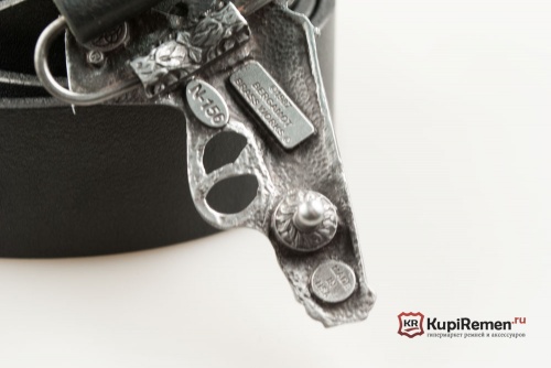 Кожаный ремень с пряжкой "Walther PP" 3D - kupiremen.ru