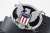 Кожаный ремень с пряжкой "USA EAGLE WINGS"  - kupiremen.ru