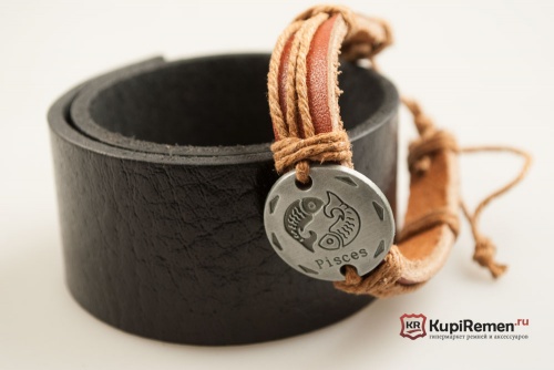 Браслет Знак зодиака "Рыбы" - kupiremen.ru