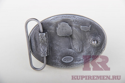 Кожаный ремень с пряжкой "Орёл" - kupiremen.ru