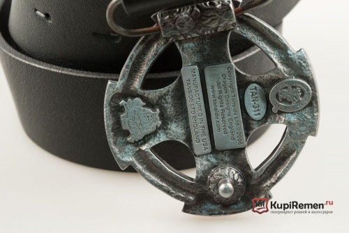 Кожаный ремень с пряжкой "NORTHUMBERLAND CROSS" (Нортумберлендский крест) - kupiremen.ru
