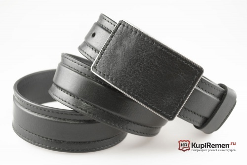 Мужской ремень ZiG BAND BADGE из натуральной кожи - kupiremen.ru