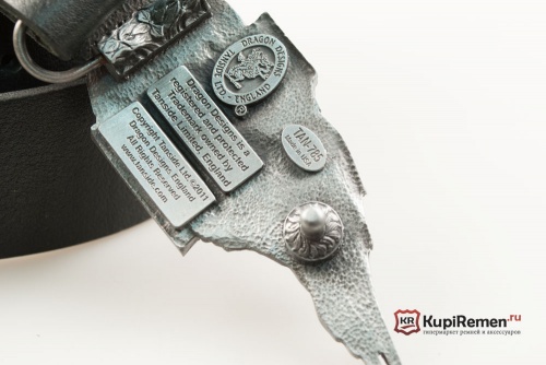 Кожаный ремень с пряжкой " US No.1 EAGLE WINGS" (Крылья №1) 3D - kupiremen.ru