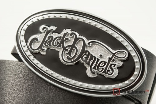 Кожаный ремень с пряжкой "JACK DANIEL'S" - kupiremen.ru