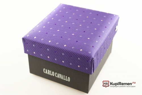 Мужской галстук с нагрудным платком CARLO CAVALLO - kupiremen.ru