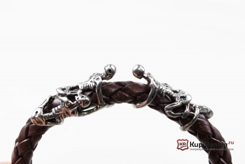 Плетённый браслет Ползущие скелеты - kupiremen.ru