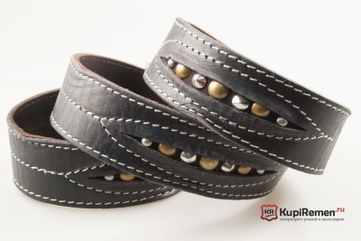 Кожаный ремень для джинс "Cinturon" - kupiremen.ru