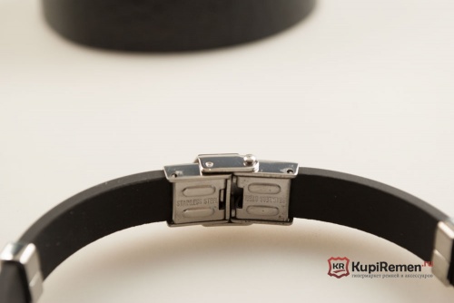 Силиконовый браслет с жетоном - kupiremen.ru