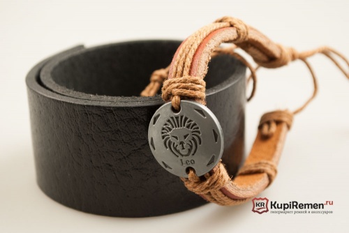 Браслет Знак зодиака "Лев" - kupiremen.ru
