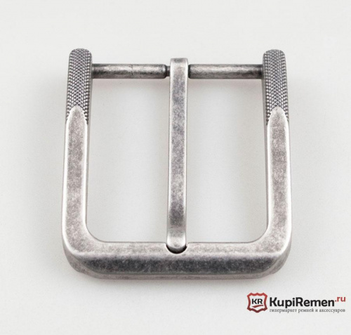 Пряжка FERRO OLD SILVER для джинсового ремня 40 мм - kupiremen.ru