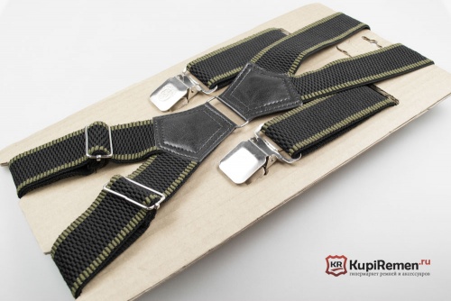 X-образные подтяжки Petroleone RANGER с четырьмя клипсами - kupiremen.ru