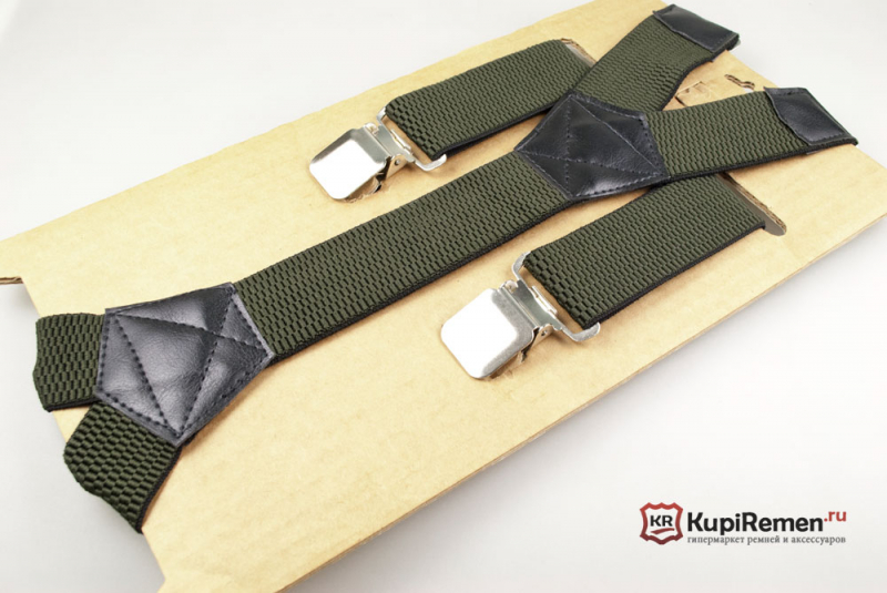 Подтяжки мужские ZG STATUS 4 клипсы - kupiremen.ru