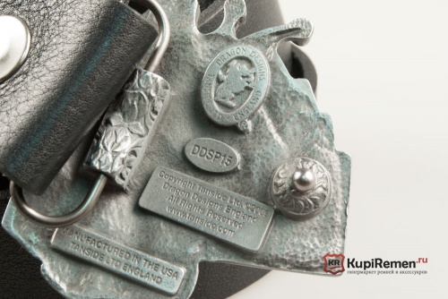 Кожаный ремень с пряжкой "Король удачи" 3D - kupiremen.ru