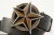 Кожаный ремень с пряжкой "NAUTICAL STAR BLACK - GOLD" (Навигационная звезда) - kupiremen.ru