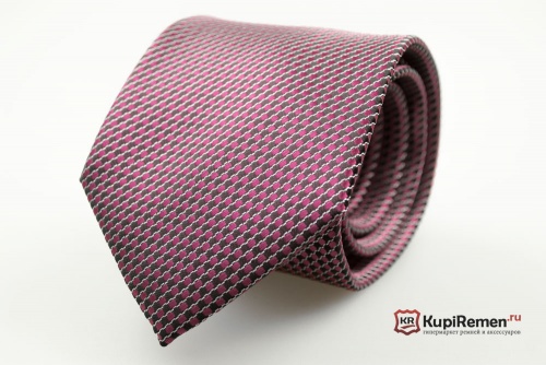 Мужской галстук цвета фуксия Millionaire classic - kupiremen.ru