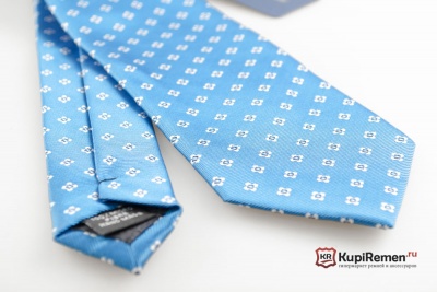 Голубой мужской галстук Roberto Fabbiani - kupiremen.ru