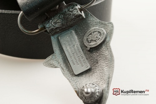 Кожаный ремень с пряжкой "CARP" (Карп) 3D - kupiremen.ru