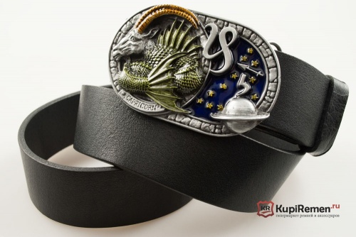 Ремень знак зодиака "Козерог" - kupiremen.ru