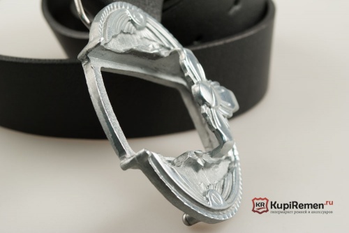 Кожаный ремень с пряжкой "Zippo" (Для ношения зажигалки Zippo) - kupiremen.ru