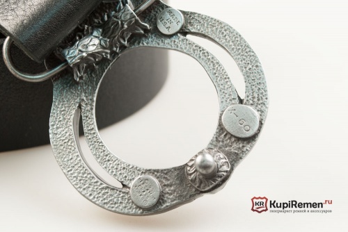 Кожаный ремень с пряжкой "HANDCUFFS" (Наручники) 3D - kupiremen.ru
