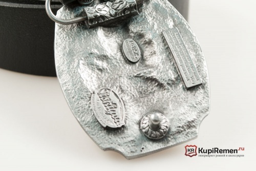 Кожаный ремень с пряжкой "ROOFER" (Кровельщик) 3D - kupiremen.ru