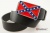Кожаный ремень с пряжкой "CONFEDERATE FLAG" (Флаг Конфедерации) 3D - kupiremen.ru